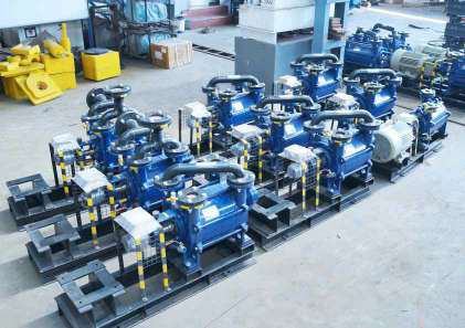 Finished vacuum pumps